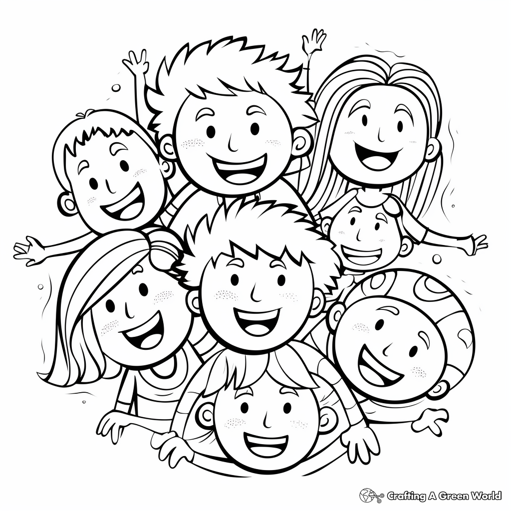 printable emotion faces coloring pages