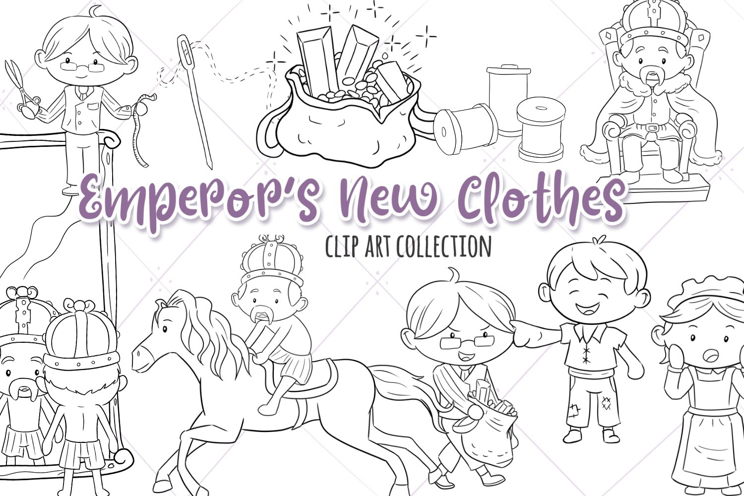 Emperor s New Clothes Clip Art Collection 313530 