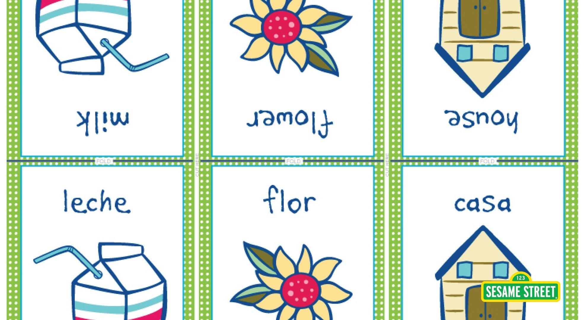 English U0026 Spanish Printable Flash Cards Sesame Street PBS LearningMedia English U0026 Spanish Printable Flash Cards Sesame Street PBS LearningMedia