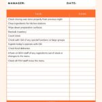 Essential Restaurant Checklist For Opening U0026 Closing