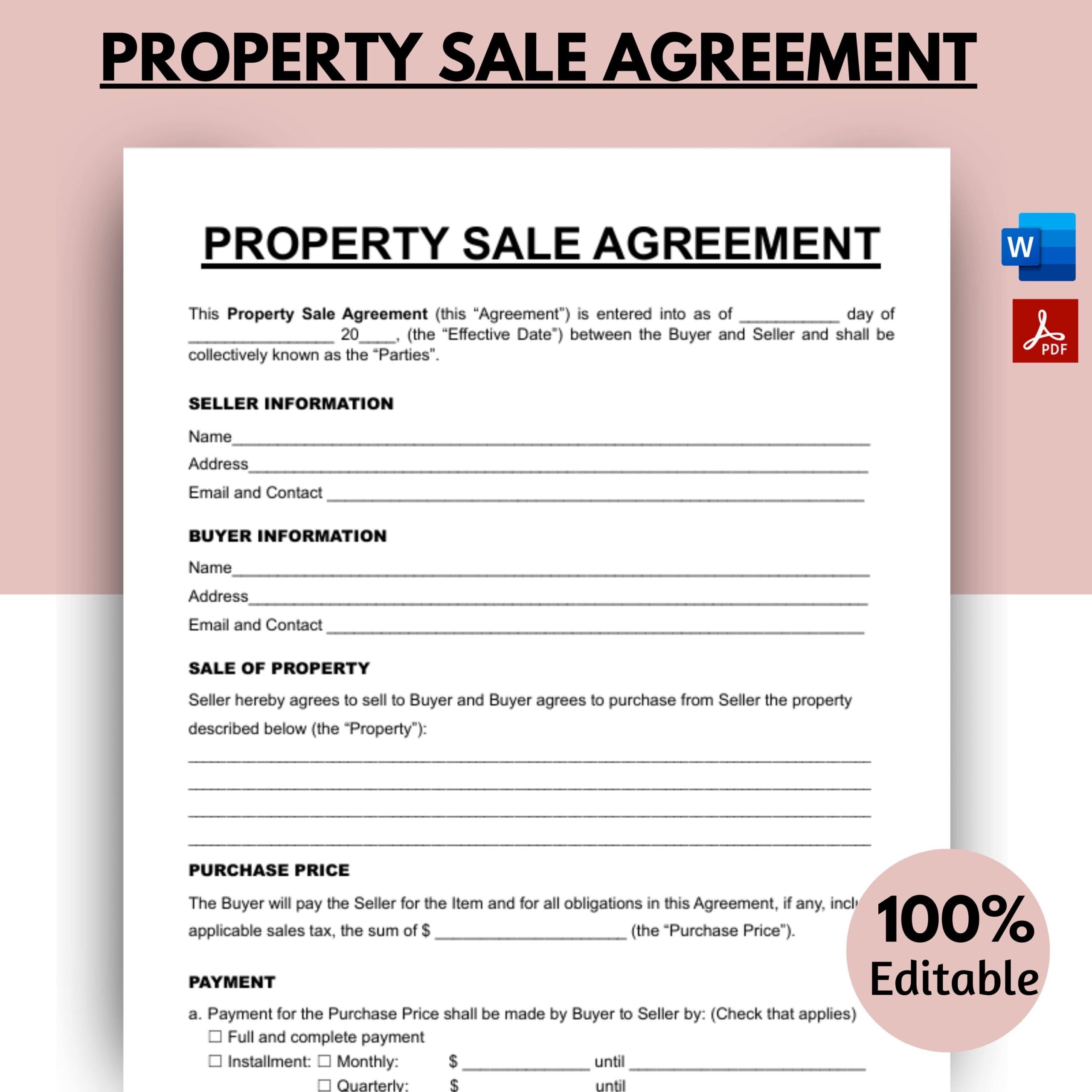 Estate Sale Contracts Etsy