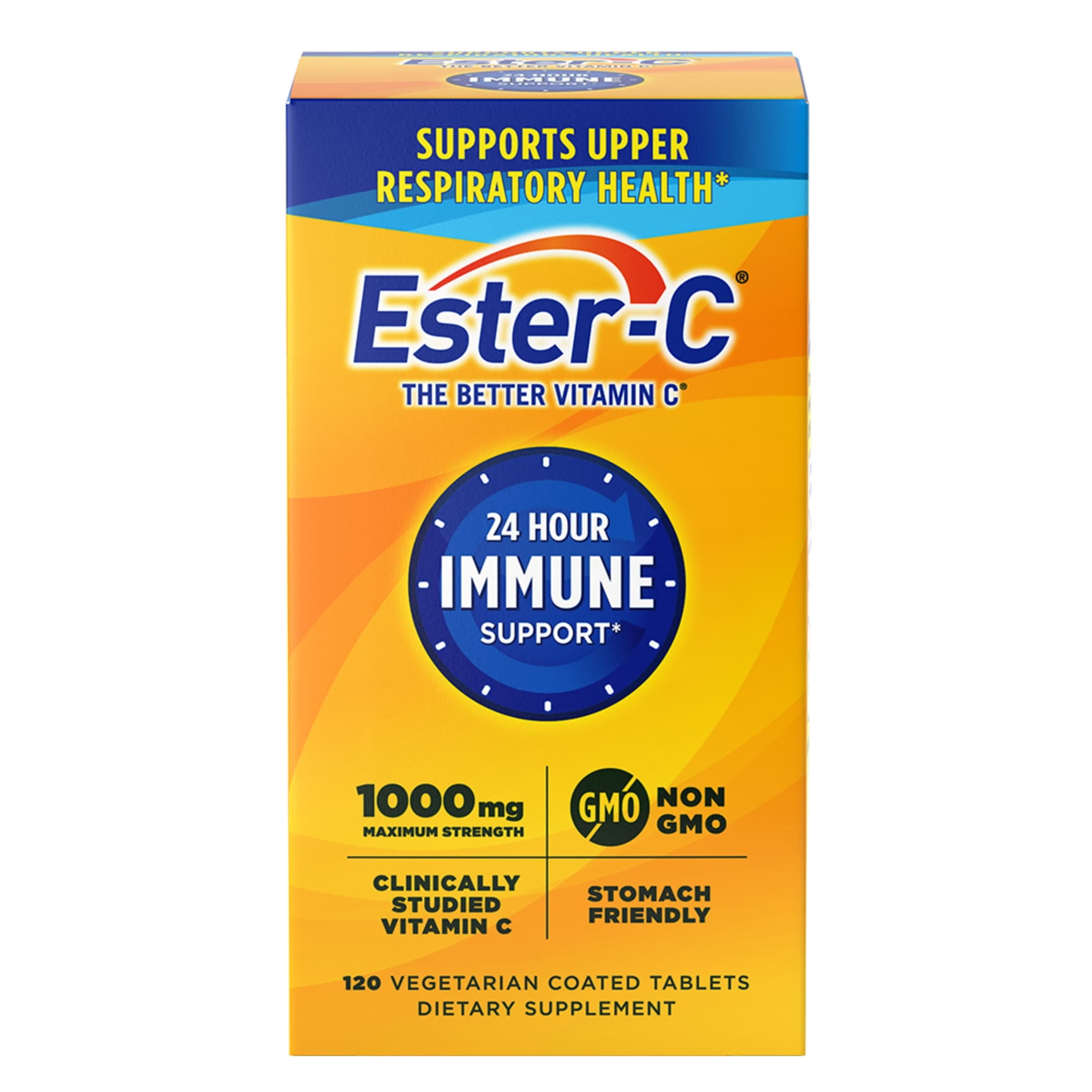 Ester C Vitamin C Immune Support Tablets 1000 Mg 120 Ct