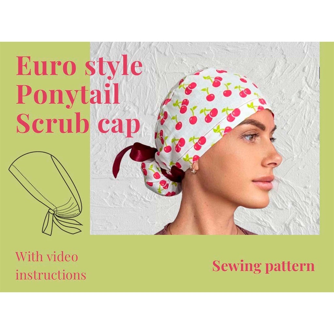 printable scrub cap pattern