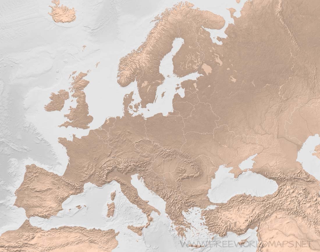Europe Blank Map