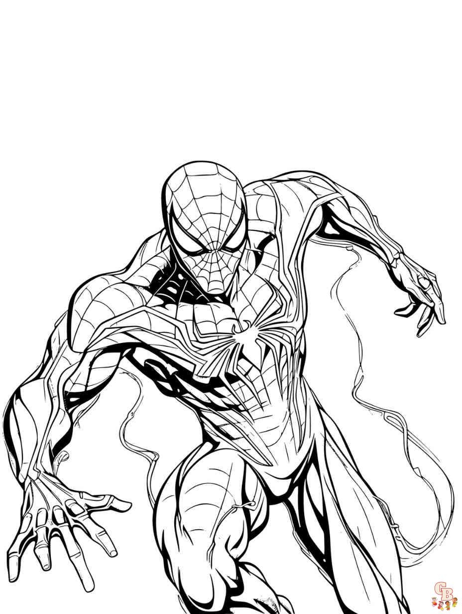 spiderman coloring pages printable