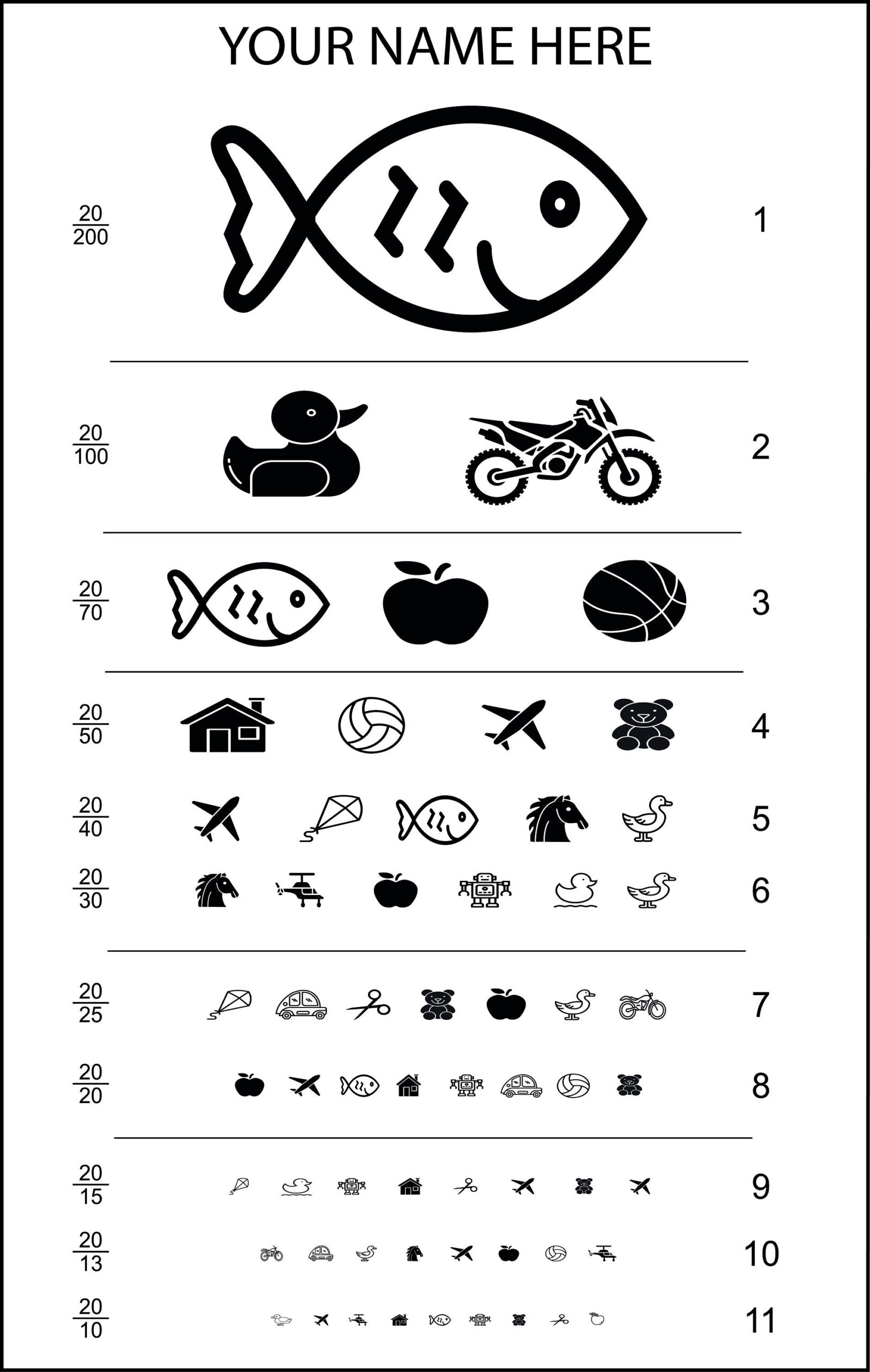 printable snellen eye chart