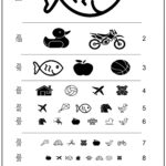 Eye Test Chart For Kids PRINT READY Etsy Australia