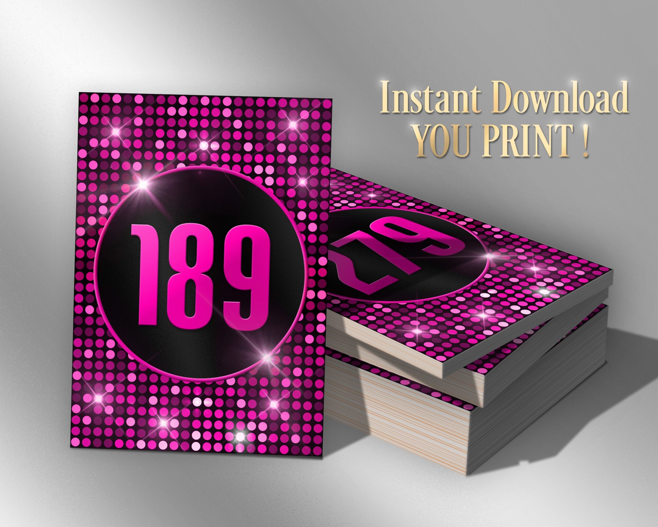 free printable paparazzi numbers