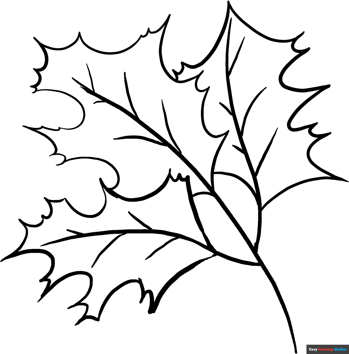 free printable fall leaves coloring pages