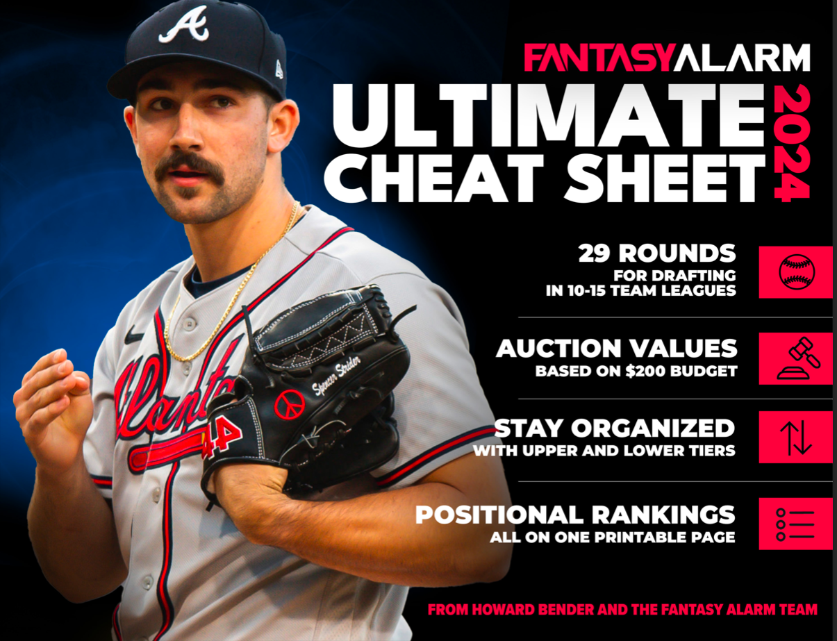 2018 printable fantasy baseball cheat sheets