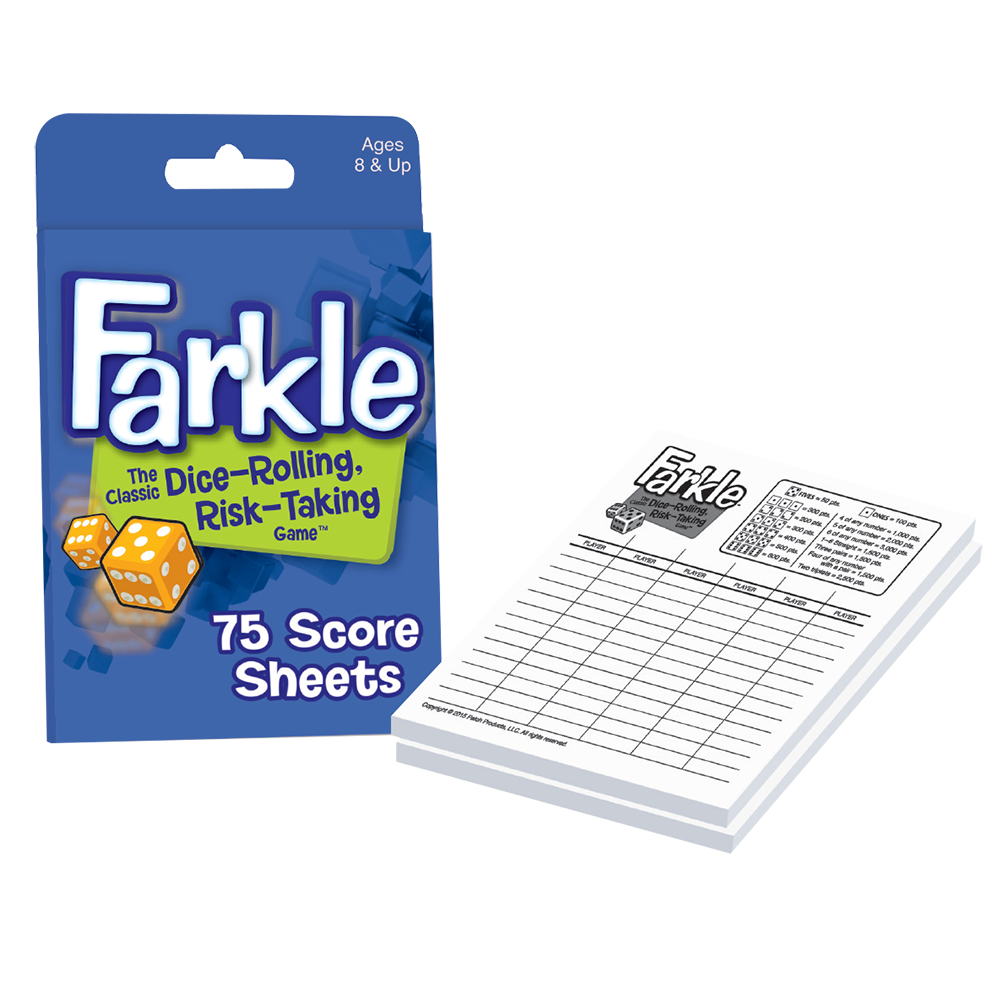 farkle score sheet free printable