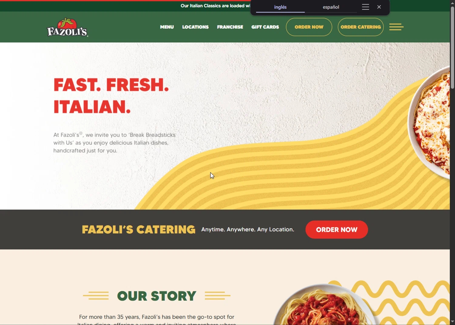 Fazoli s Coupon Codes 10 Off Coupons Aug 2025