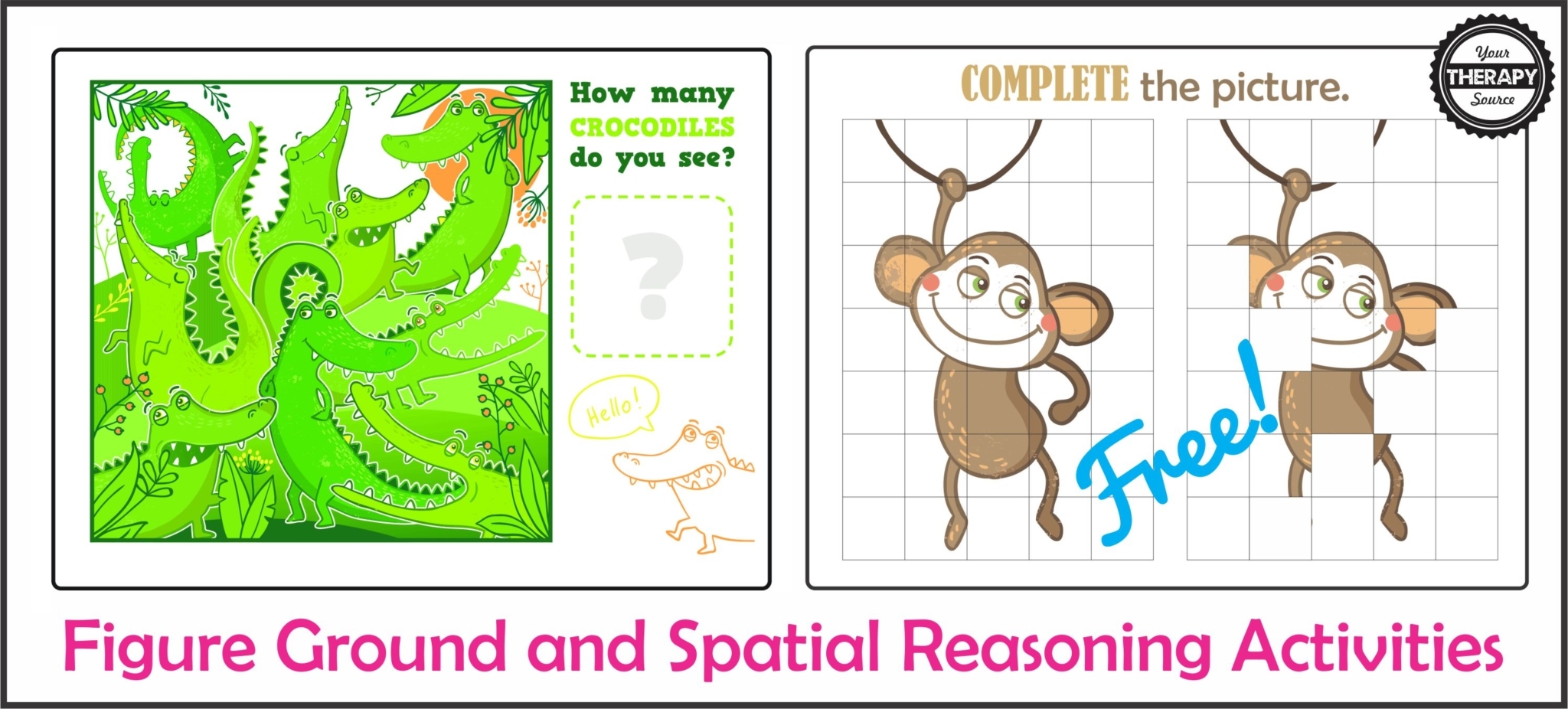 visual figure ground printables