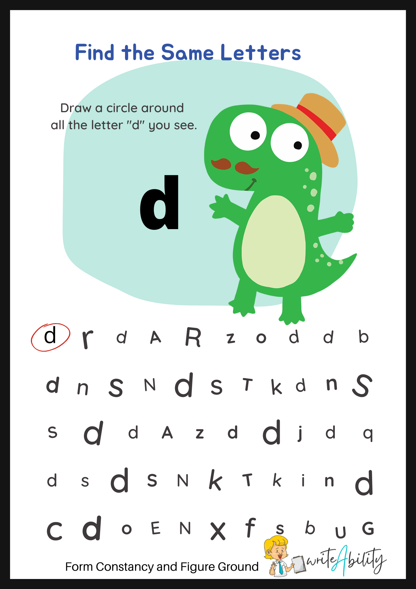 Figure Ground Perception 10 Activities To Support My Child s Developm WriteAbility