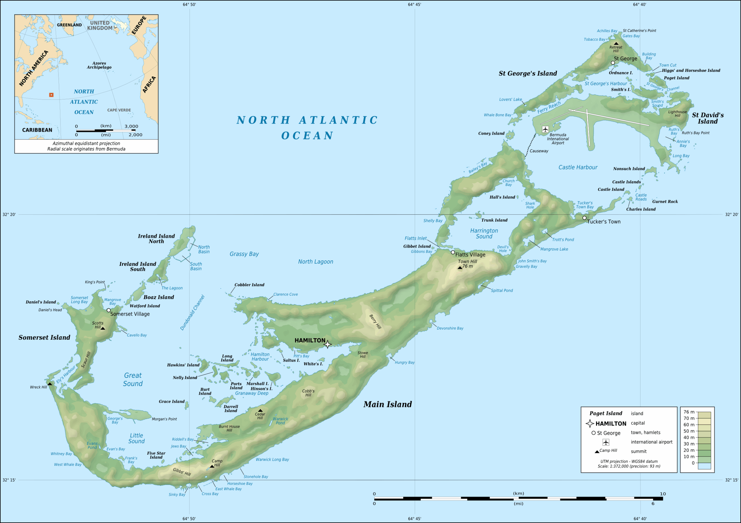 printable map of bermuda