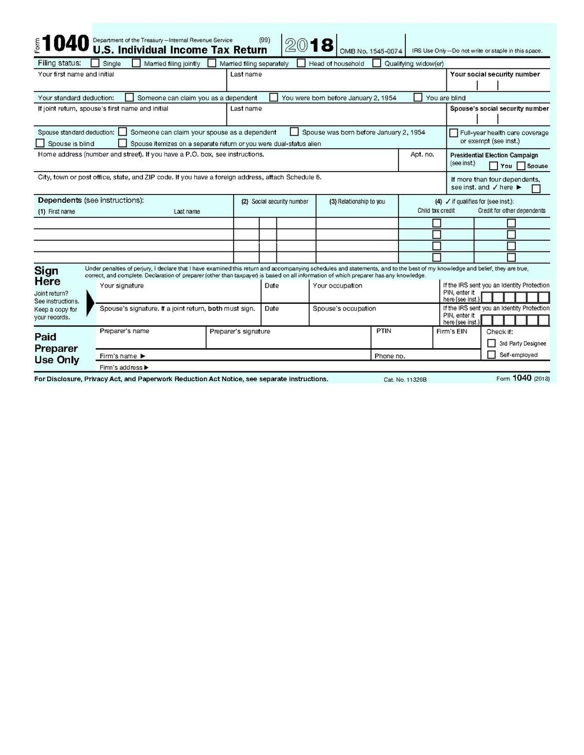 File IRS Form 1040 2018 pdf Wikimedia Commons File IRS Form 1040 2018 pdf Wikimedia Commons