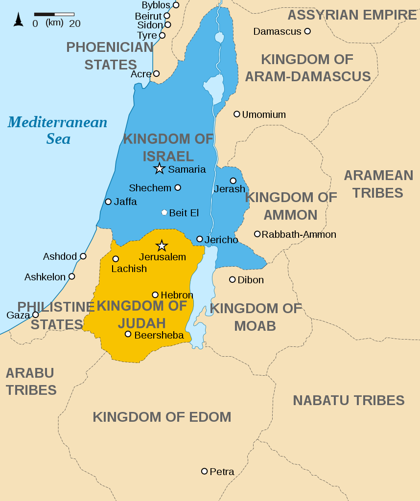 printable maps of israel in ot times
