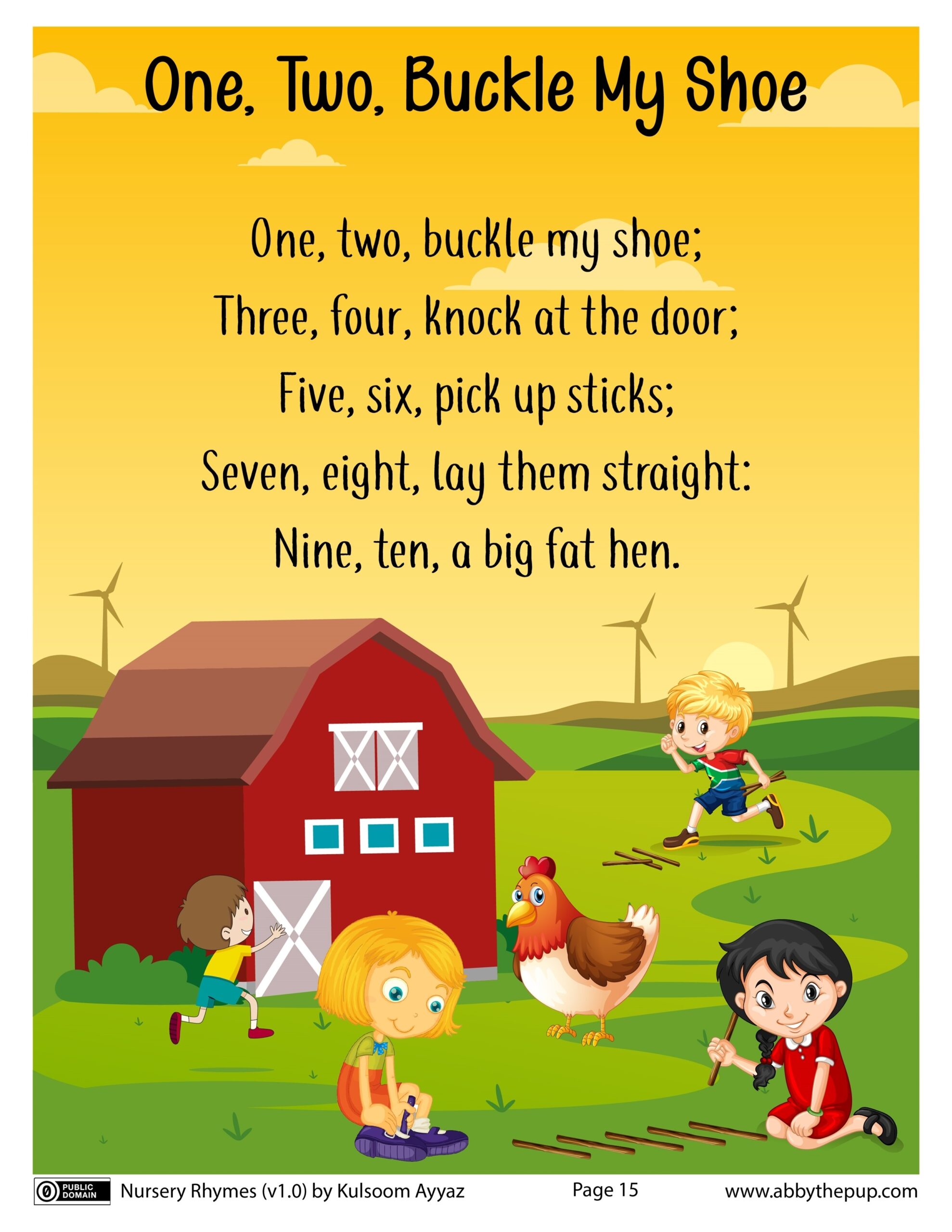 File One Two Buckle My Shoe Abby The Pup jpg Wikimedia Commons