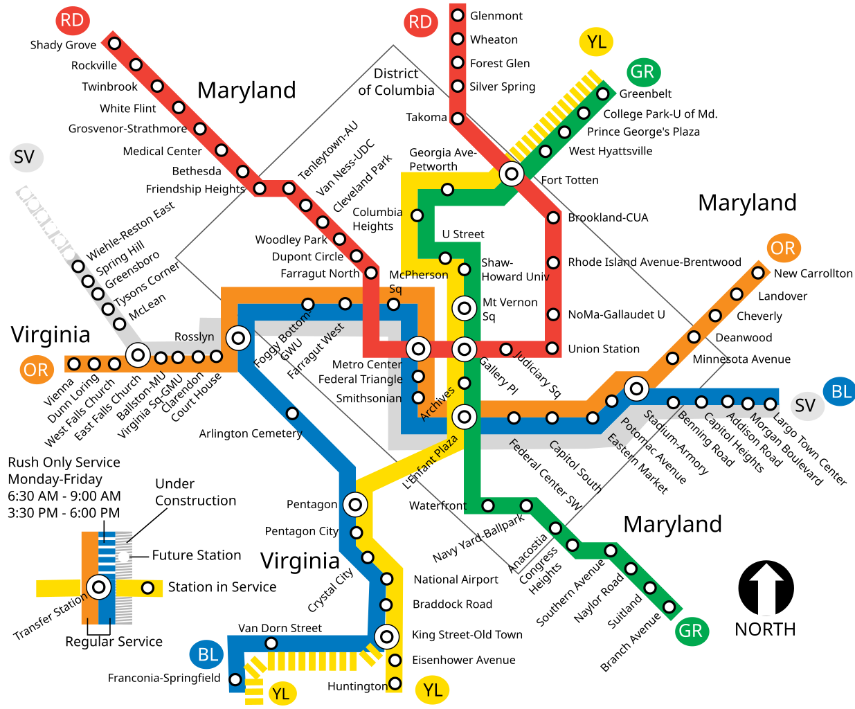 File WMATA System Map svg Wikipedia