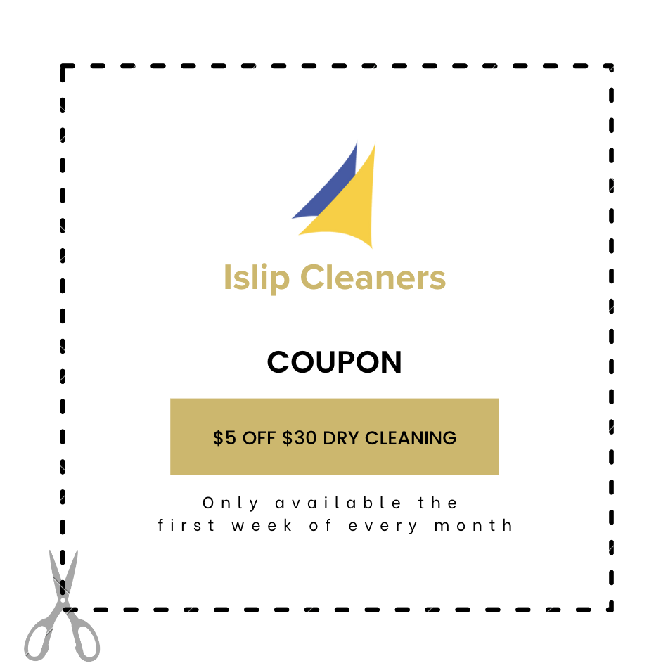 Find Coupons For Dry Cleaning Today Islip Cleaners