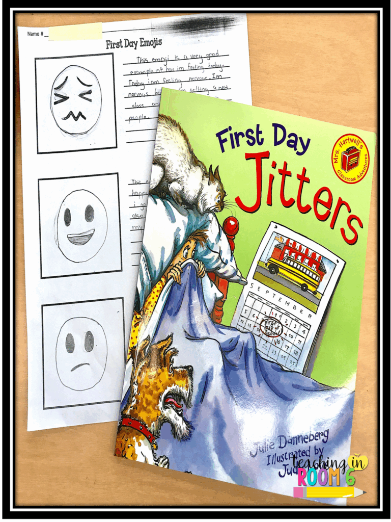 First Day Jitters In Upper Elementary Teaching In Room 6