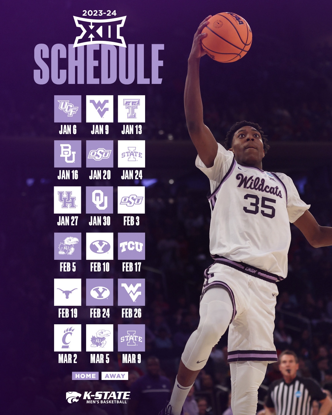 Five Saturday Home Games Highlight 2023 24 Big 12 Schedule