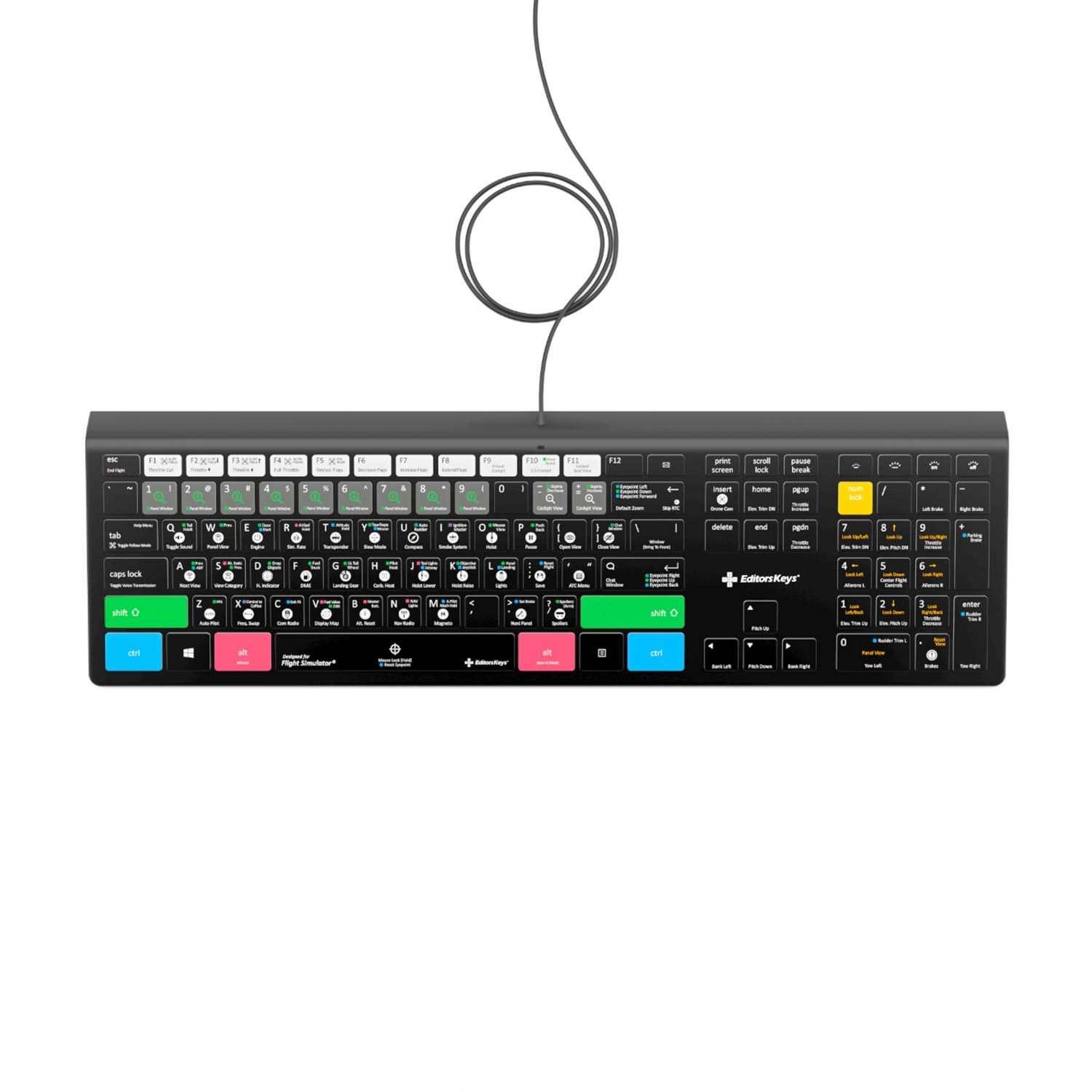 Flight Simulator Keyboard KB Covers And Keyboards