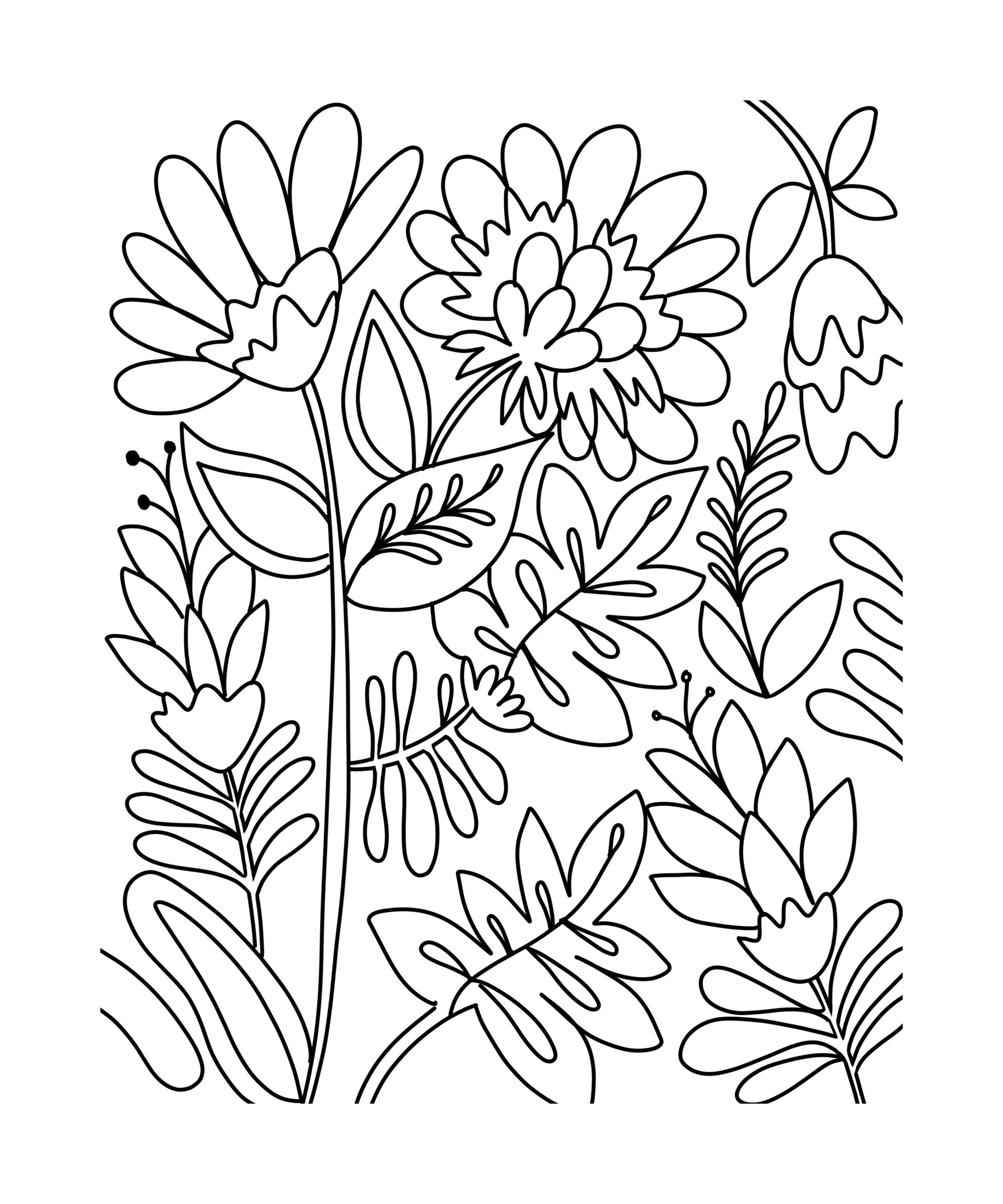 Floral Paint By Number A Colorful DIY Oh Yay Studio Color 