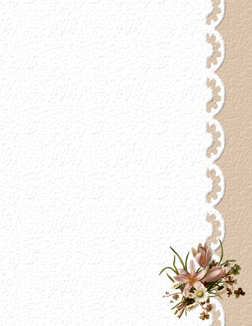Floral Stationery Theme FREE Page 1 Floral Stationery Theme FREE Page 1