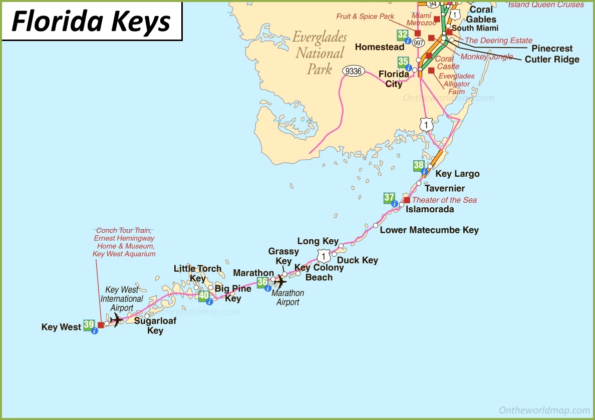 Florida Keys Map U S Maps Of Florida Keys Florida Keys Map U S Maps Of Florida Keys