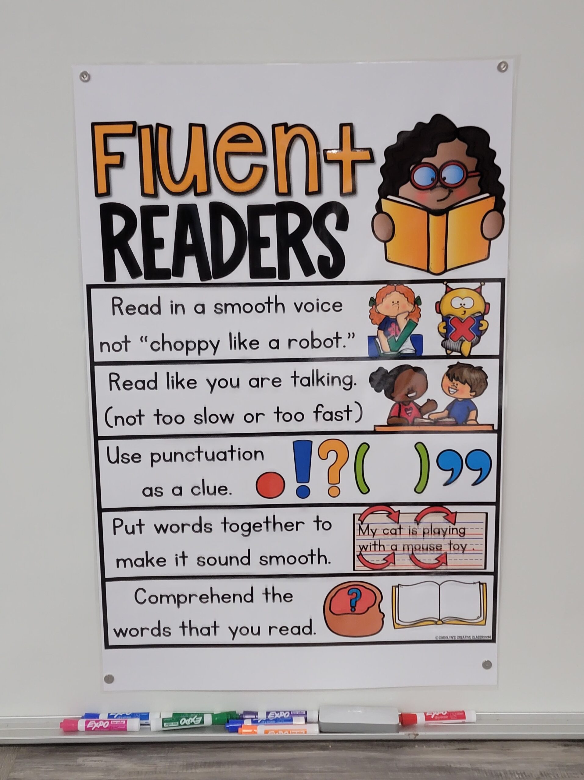 reading fluency chart printable