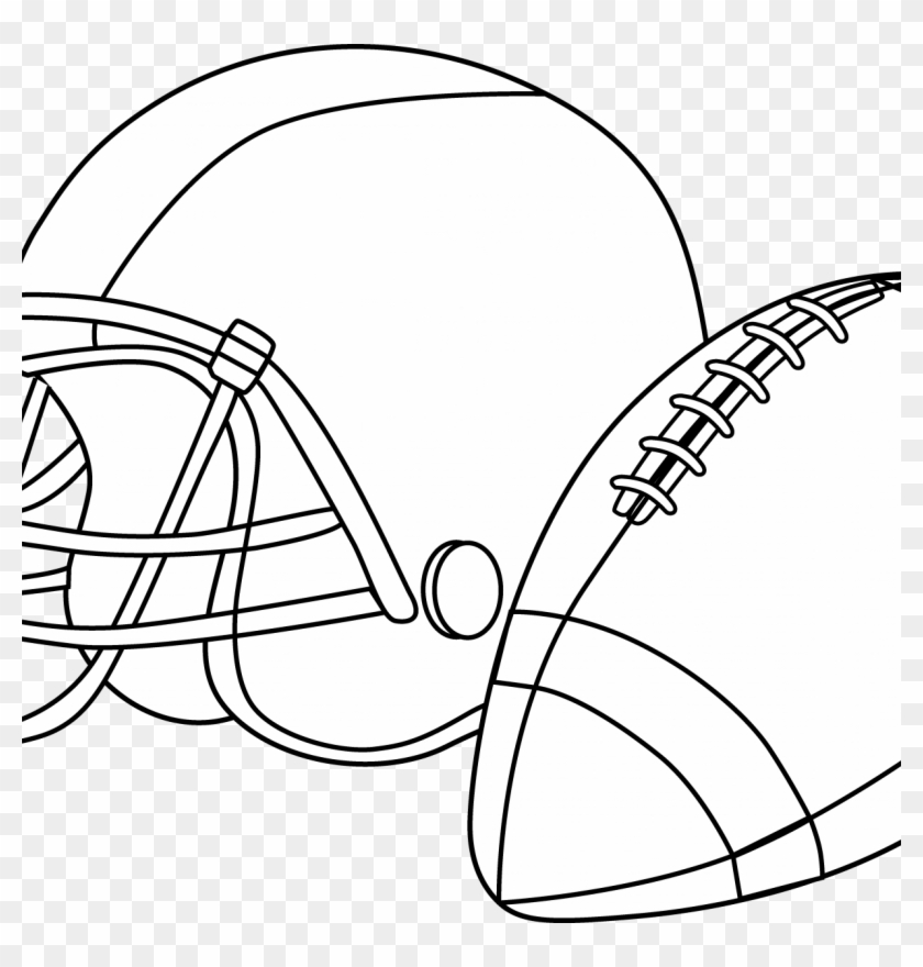 Football Helmet Coloring Pages Preschool Denver Broncos Free 