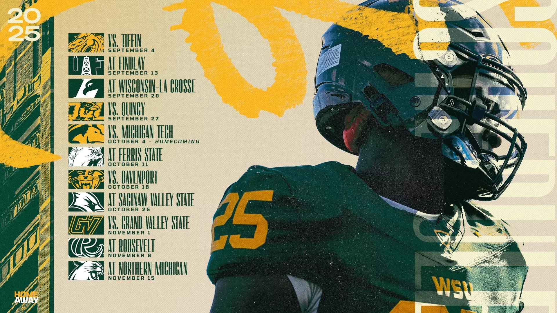 Football Releases 2025 Schedule Wayne State University Athletics