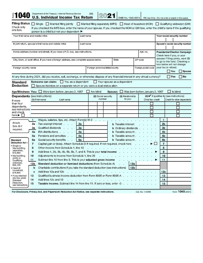eftps direct payment worksheet short form printable