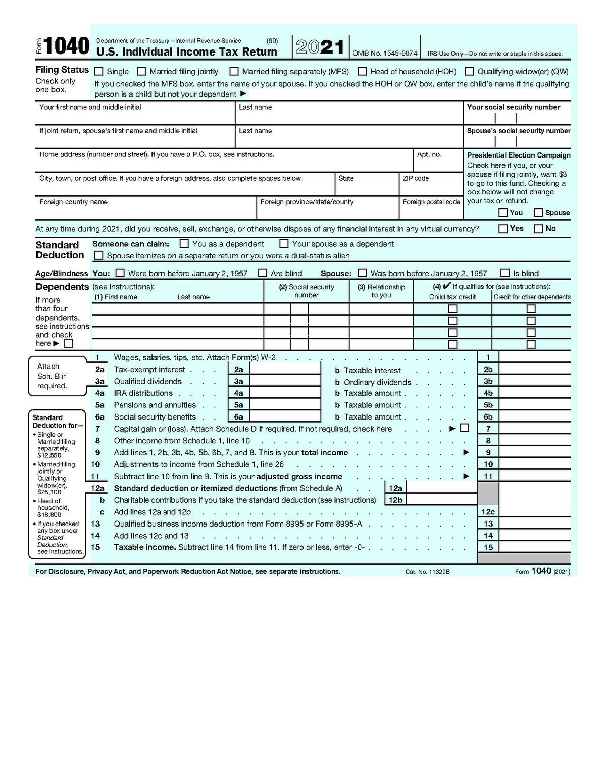 Form 1040 Wikipedia