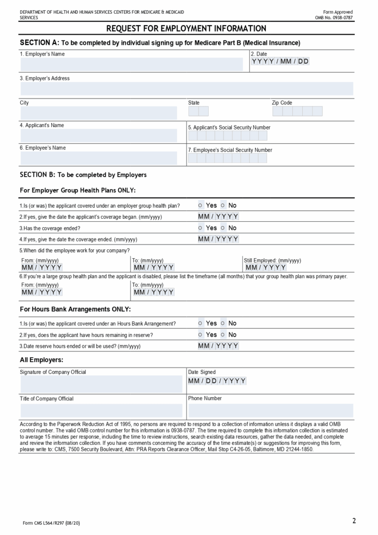Form CMS L564 R297 Template ONLYOFFICE
