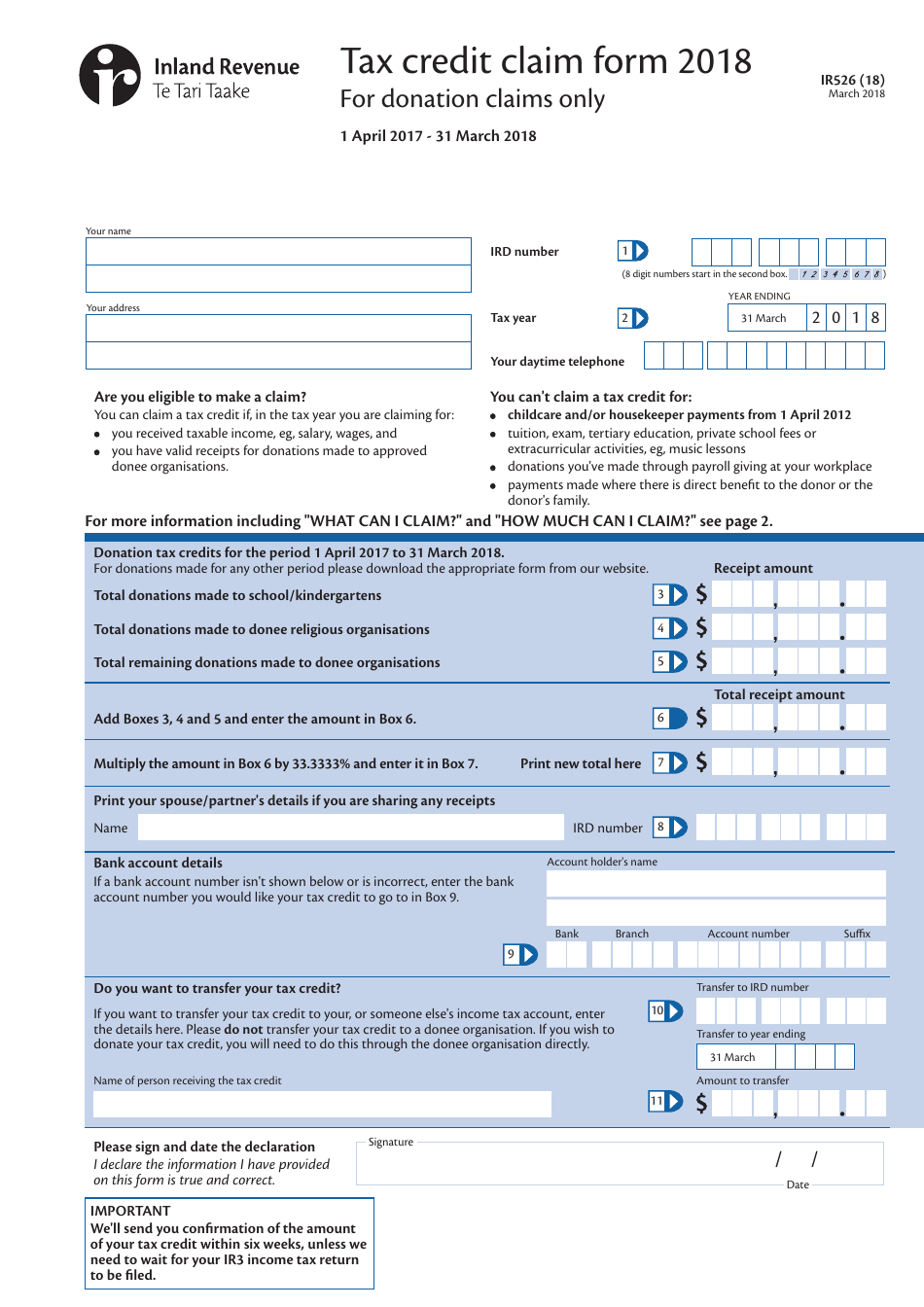 printable tax forms 2018