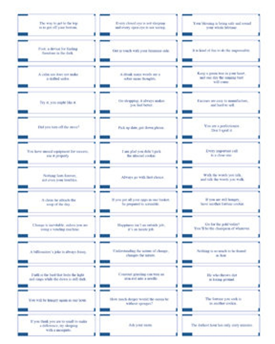 printable funny fortune cookie sayings