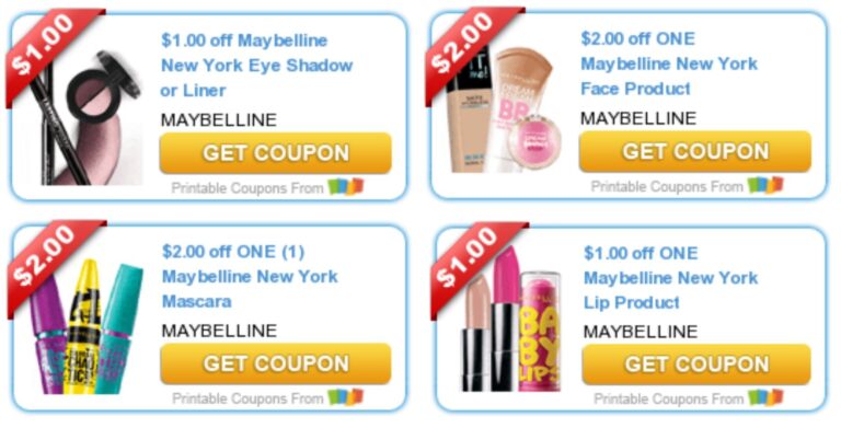  FOUR Maybelline Coupons RESET U003d Awesome Makeup Deals At Target U0026 CVS This Week