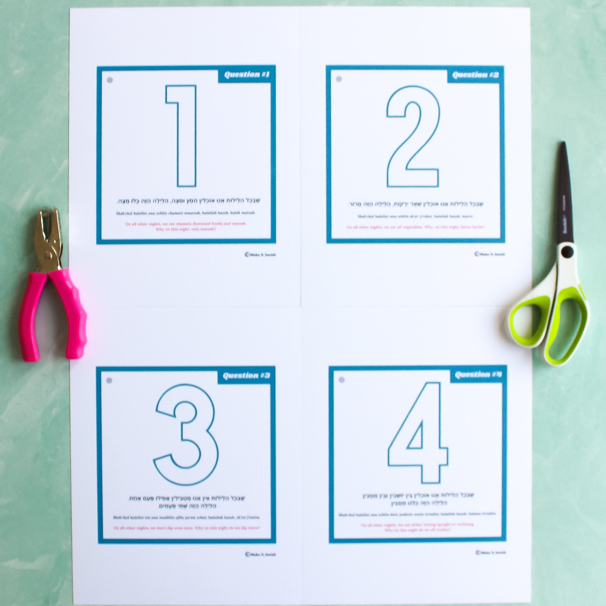 FOUR QUESTIONS BOOK Make It Jewish