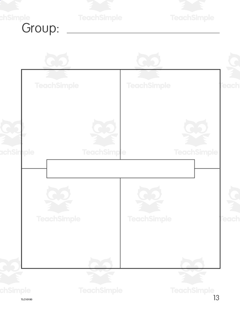 Four Square Writing Method For Grades 7 9 A Unique Approach To Teaching Basic Writing Skills By Teach Simple