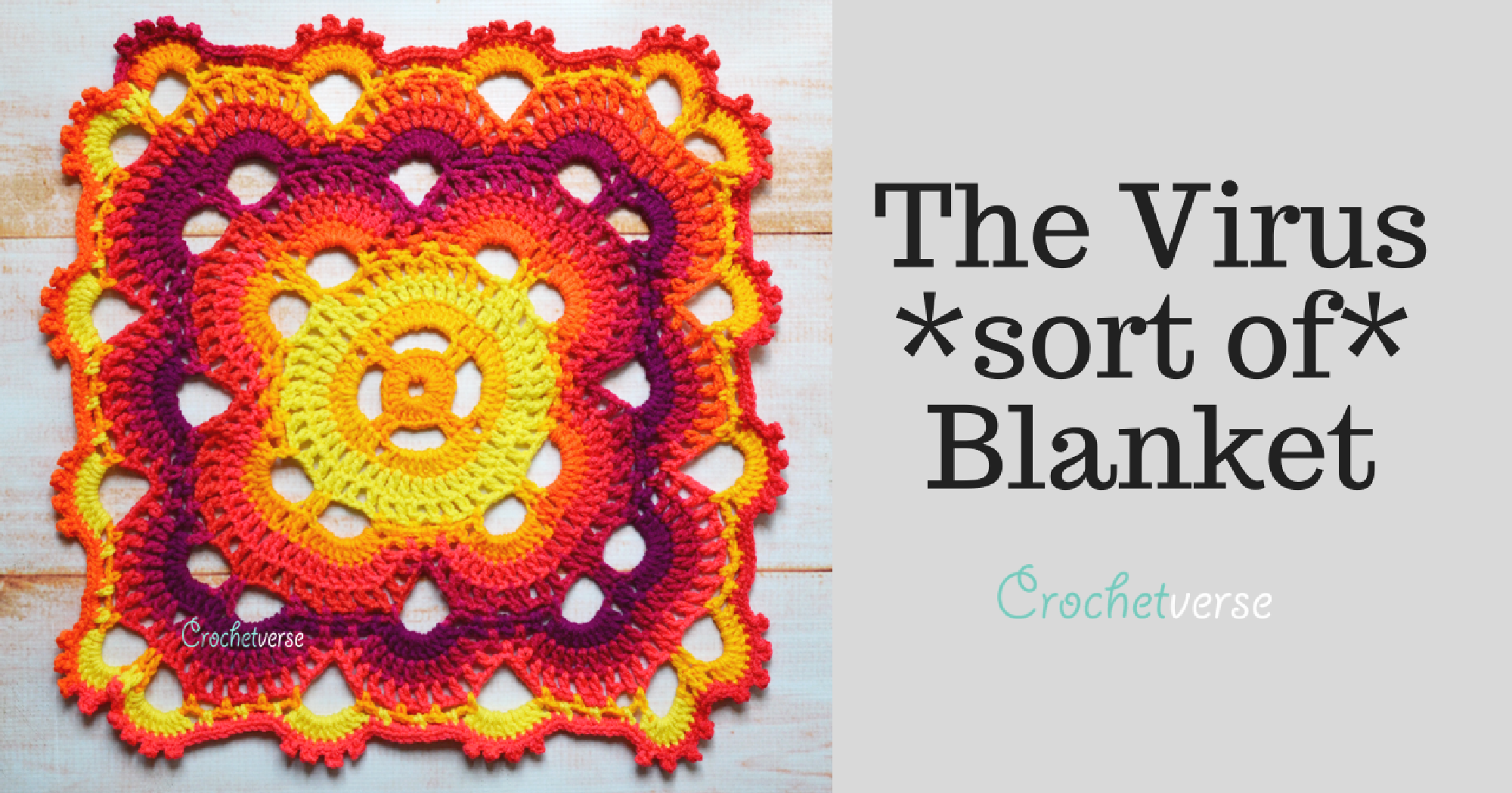 virus blanket pattern free printable