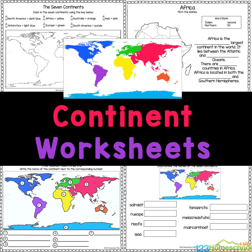 free printable continents and oceans quiz