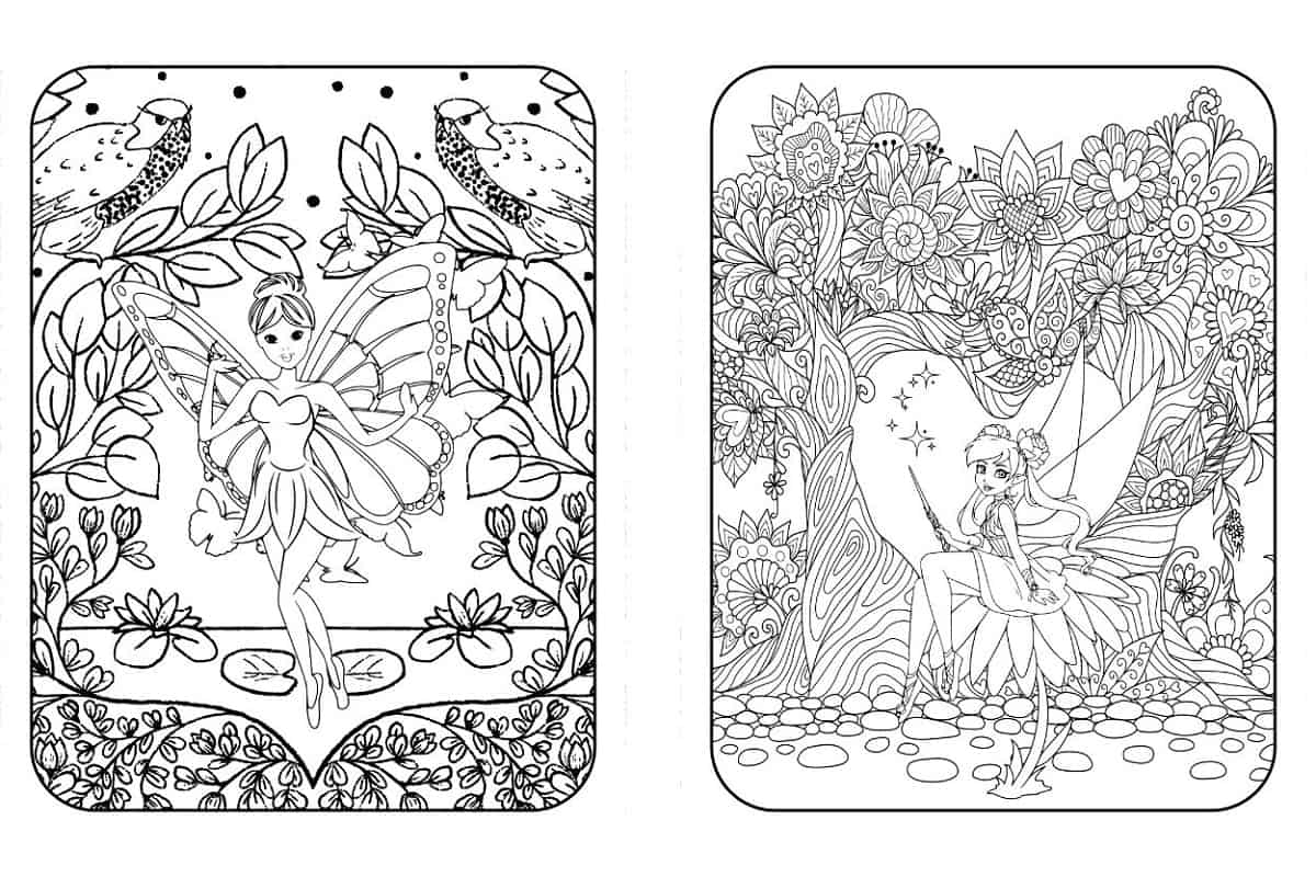 free printable coloring pages of fairies