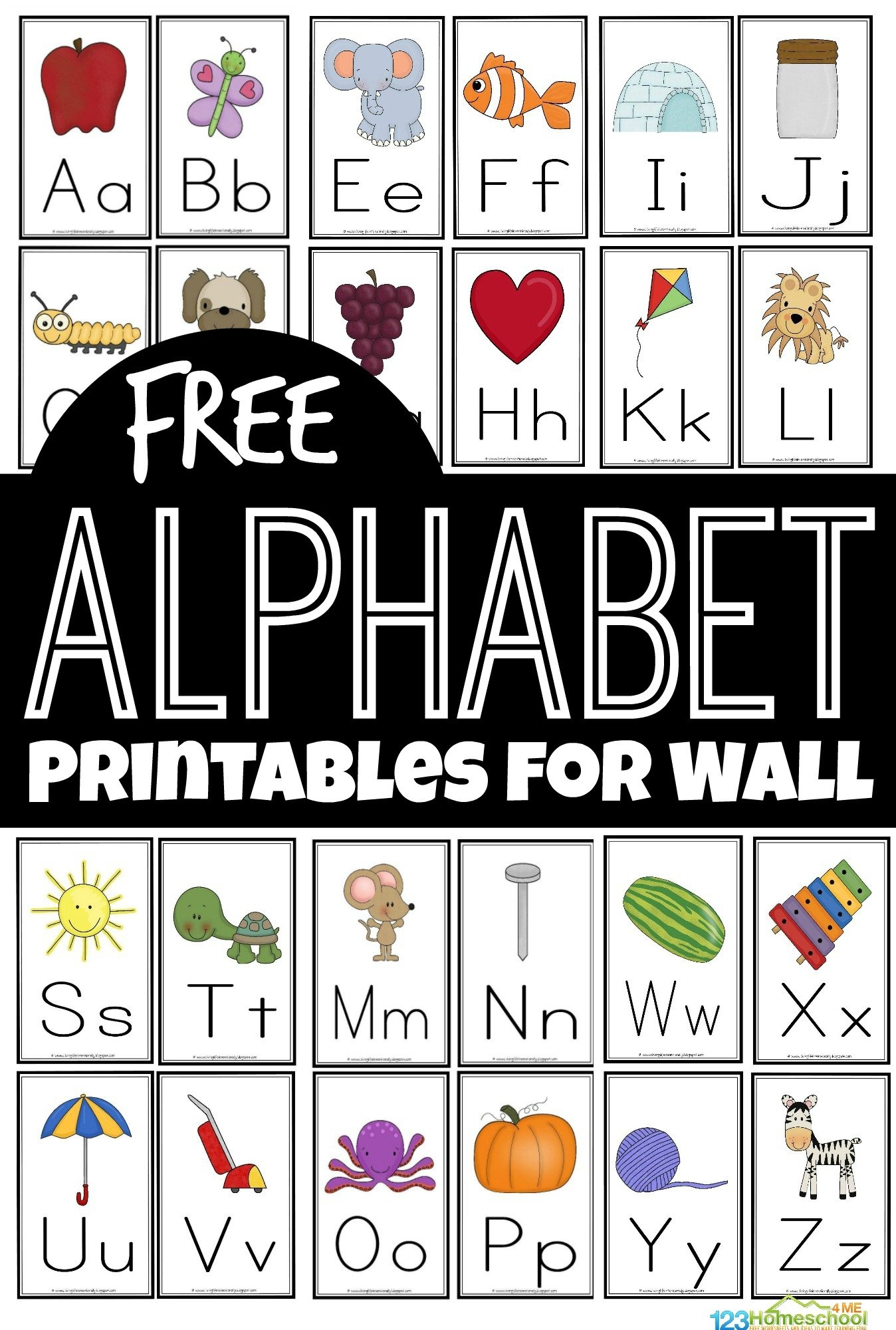 free printable alphabet letters