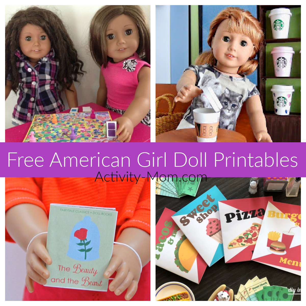 american girl doll ideas printables