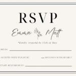 Free And Customizable RSVP Templates Canva