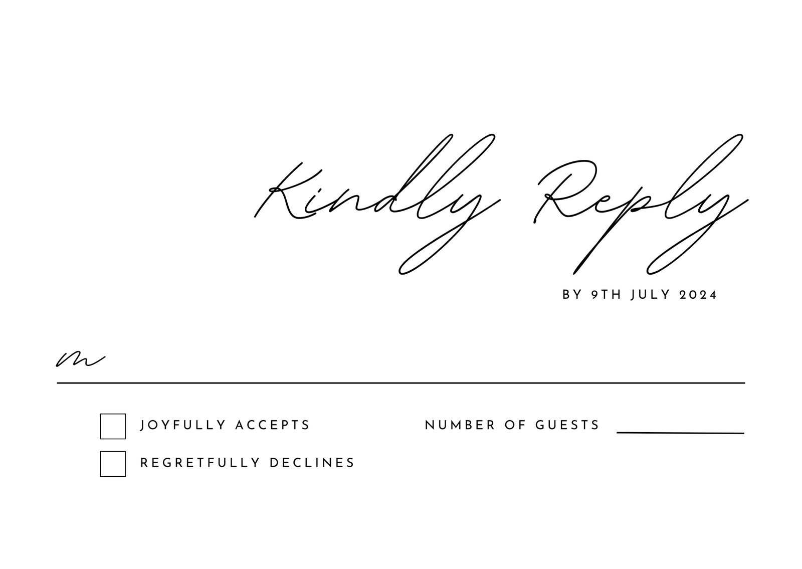 free printable rsvp cards