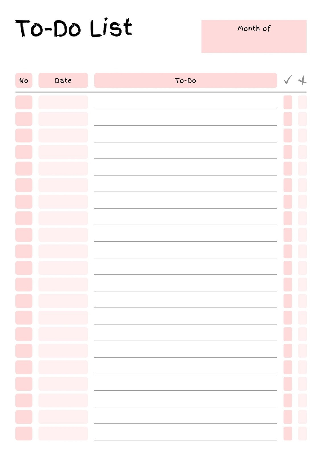 printable to do list template