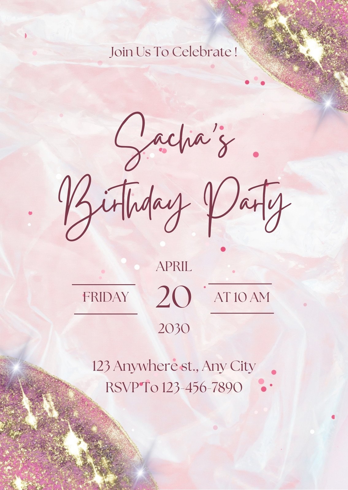 free printable birthday invitation templates